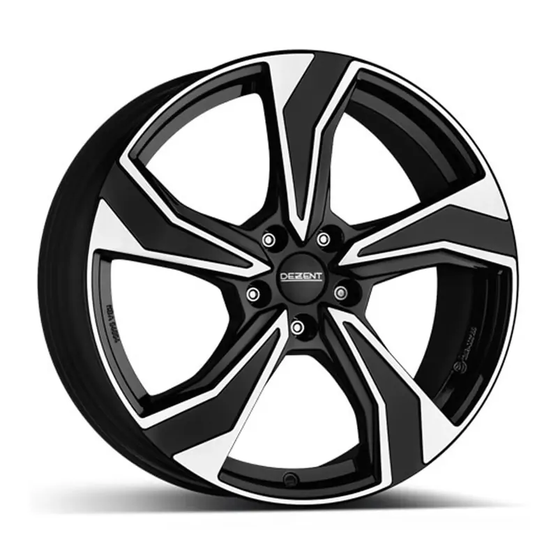 DEZENT DEZENT KB DARK black polished 6.5Jx17 5x112 ET45.5 Versand Am Gleichen Tag