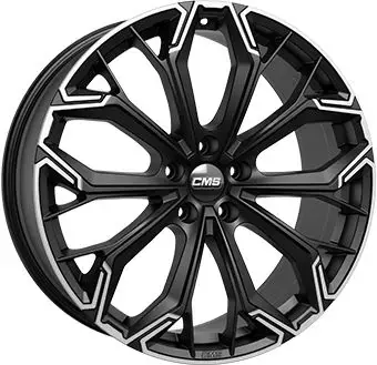 Begrenztes Angebot CMS C37-PDMB diamant schwarz matt-teilpoliert 8.0Jx19 5x112 ET52.1