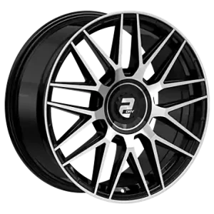 Zertifiziert 2DRV WH43 schwarz hochglanzpoliert 8.5x19 ET30 5x112 CB66.6
