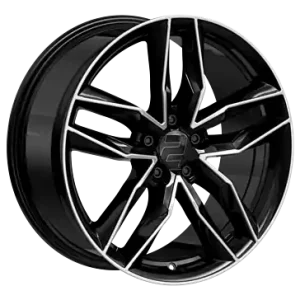 Zertifiziert 2DRV WH40 schwarz hochglanz poliert 8x18 ET45 5x112 CB66.6