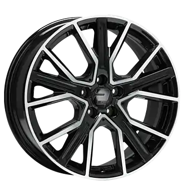 Bestpreis 2DRV WH34 schwarz hochglanzpoliert 9x20 ET30 5x112 CB66.6