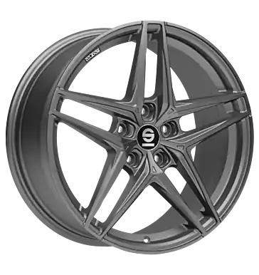 Angebot Sparco Record matt graphite 8x19 ET49 5x112 CB73.1