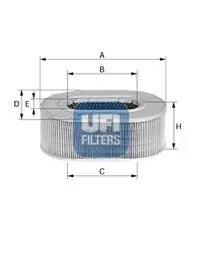 UFI Luftfilter (27.871.00) KFZ-6881655 Schneller Versand